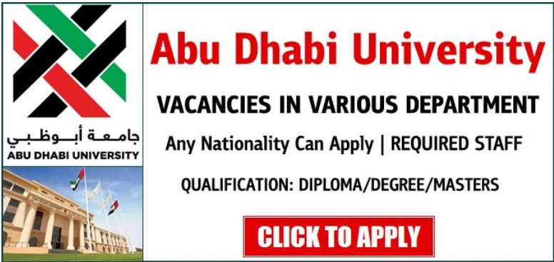 Abu Dhabi University Careers