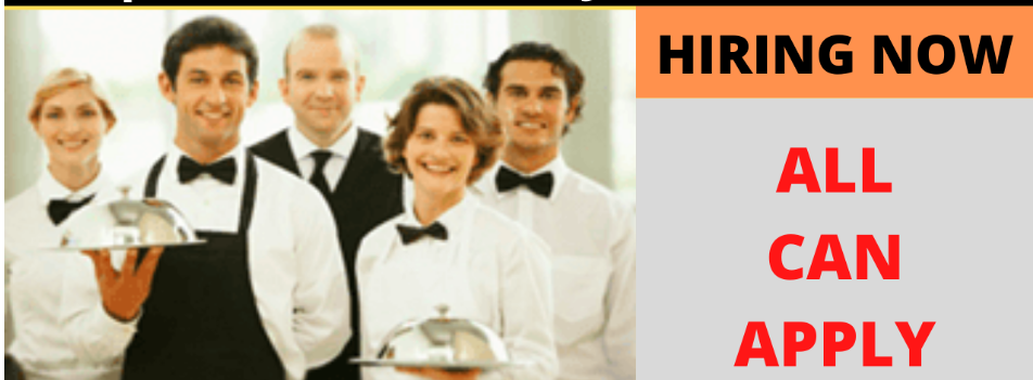 Top Professional Waiter Job in Dubai 2022