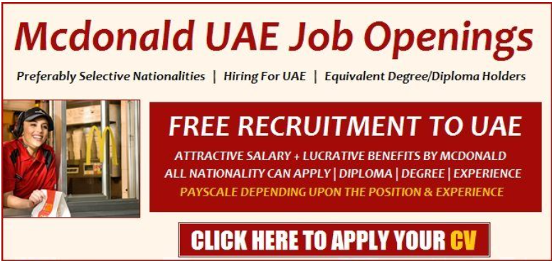 Mcdonalds UAE Careers