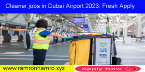 Cleaner jobs in Dubai Airport